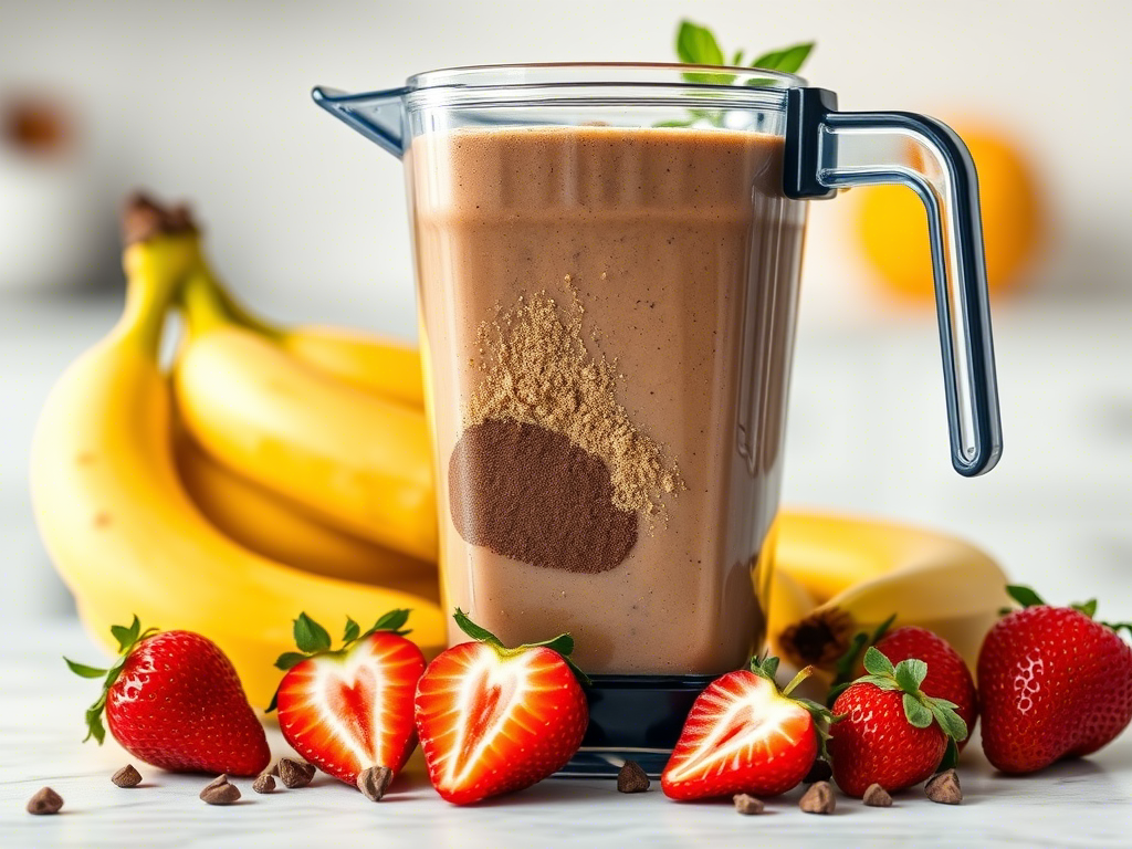 Batido afrodisíaco con maca peruana